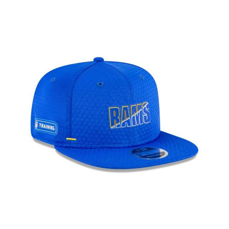 NFL Los Angeles Rams Official Summer Sideline 9Fifty Snapback (ERO7757) - Blue New Era Caps